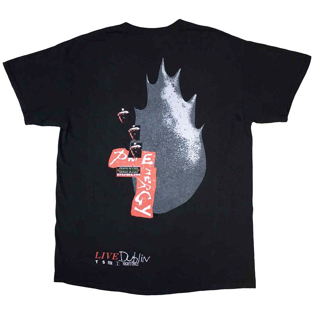 Travis Scott - Summer Run 2023 Dublin Heren T-shirt - Zwart